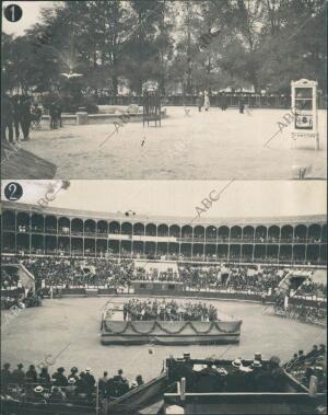 el concurso de Bandas en la plaza de Toros