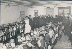 Inauguración de la cantina escolar verificada ayer