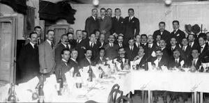 Banquete con que se celebro el primer aniversario de la Agrupacion
