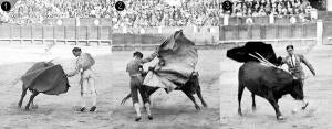 Los Espadas Casielles (1), Joselito Martin (2) y Joselito de Málaga (3) en...