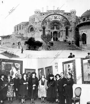 fachada de la cripta del templo del sagrado corazón de Jesús, Inaugurada...