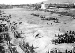 Aspecto, A vista de Pájaro, del campo de Galvany durante la solemne ceremonia