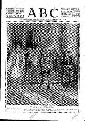 ABC MADRID 27-11-1923