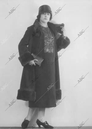 En la Imagen, un abrigo de 1924 diseño de Zimmermann