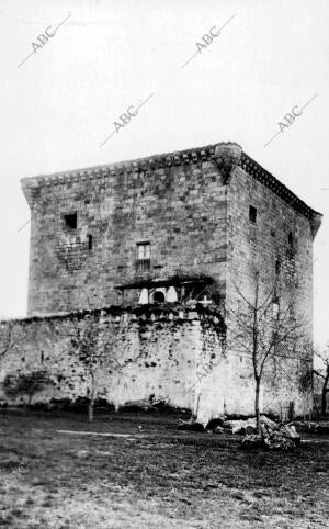 Vista de la torre de Zamudio (Vizcaya)