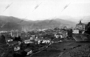 Vista general del pueblo Guernica (Vizcaya)