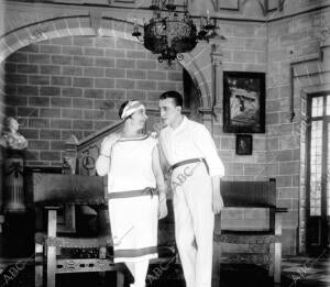 en el teatro Dela Comedía - una escena del juguete cómico de paso y Estremera...