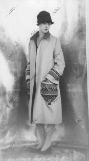 En la Imagen, abrigo de 1927 modelo de Philippe et Gaston