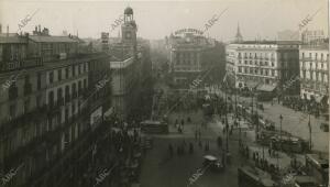 (Ca.). La puerta del sol de Madrid
