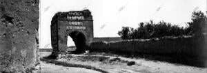 Puerta del pueblo Illescas (Toledo)