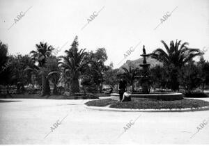 Vista general de la plaza de España de Cartagena (Murcia)