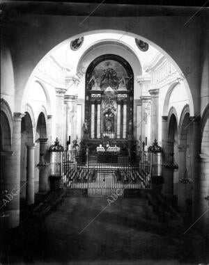 Interior de la ermita Viergen del prado en Talavera de la Reina (Toledo)