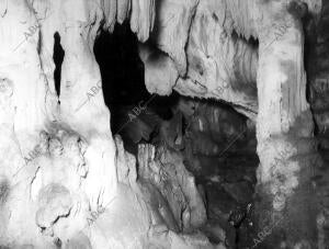 Vista interior de las Cuevas de Altamira, Situadas en el pueblo Santillana del...