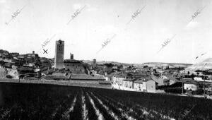 Vista Panorámica de Cuellar (Segovia)