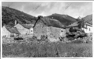 Vista parcial de Piedrafita de Babia, en León