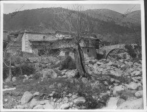 En la imagen la garganta de nuño Cojo, con el puente romano al fondo