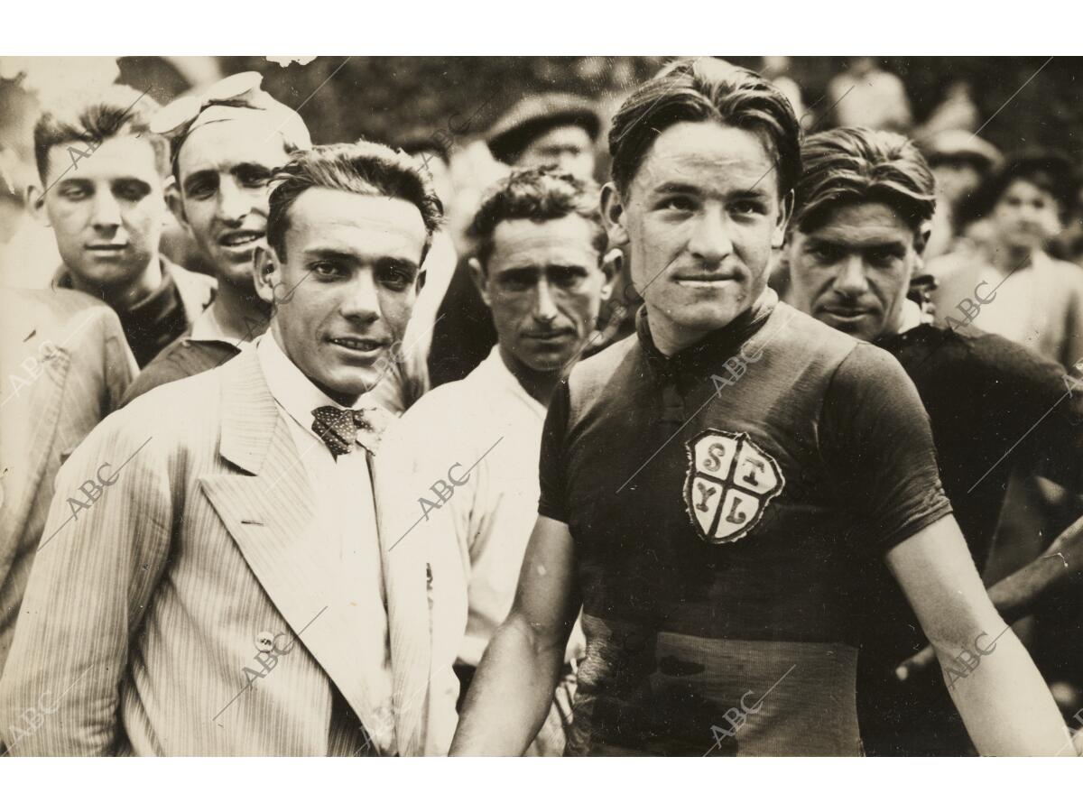 Mariano Cañardo, vencedor de la carrera, de Francisco Cepeda