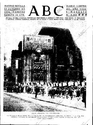 ABC SEVILLA 25-10-1930