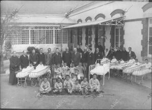 Sanatorio de san Juan de Rosalía el día de la fiesta de san Juan de dios