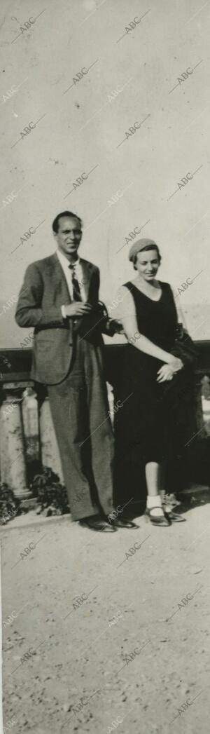 El Dr. Ochoa y su Esposa, durante el viaje de Bodas Retratados en Florencia