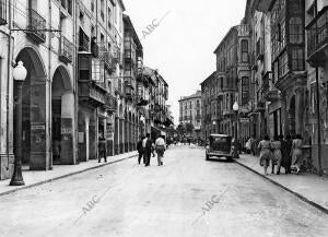 Calahorra (La Rioja), 1933. Calle Grande de Calahorra