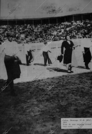 Manolete en el primer paseíllo que Hizo en su Vida