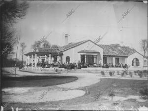 Una imagen de las Instalaciones Deportivas de puerta de Hierro, Madrid, en el...