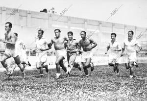 Jugadores del <strong>real</strong> <strong>Madrid</strong> Corriendo en un entrenamiento