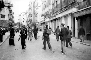 Las Milicias Entrando en Guadalajara