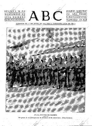 ABC SEVILLA 20-11-1936