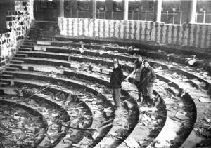 Un aspecto del paraninfo de la facultad de filosofía y Letras