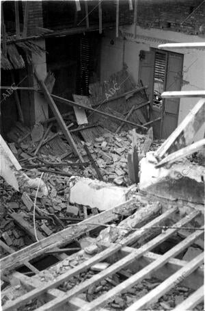 Una de las Casas que Quedaron Destruidas A causa del bombardeo Aéreo
