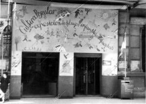 Entrada A la exposición de Dibujos Infantiles Antifascistas en Valencia