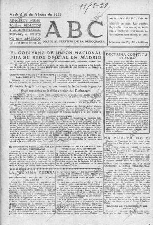 ABC MADRID 11-02-1939