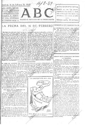 ABC MADRID 16-02-1939