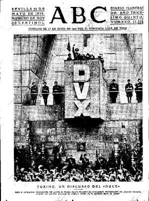 ABC SEVILLA 21-05-1939