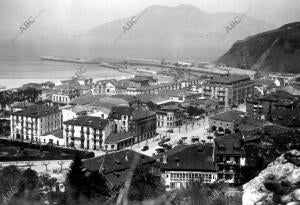 Vista general del pueblo Laredo (Cantabria)