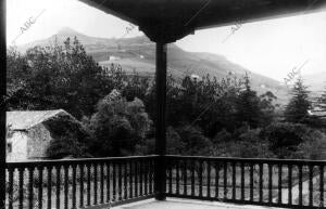 Paisaje del pueblo Lierganes (Cantabria)