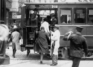 Tranvías madrileños hacia 1940Publicado como Galería el 13 de febrero de 2015