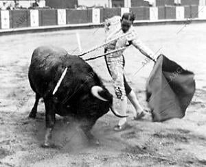 Marcial Lalanda toreando en San Sebastián