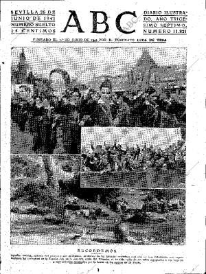 ABC SEVILLA 26-06-1941