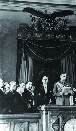 Dircurso Enn el parlamento de Miguel de Rumanía