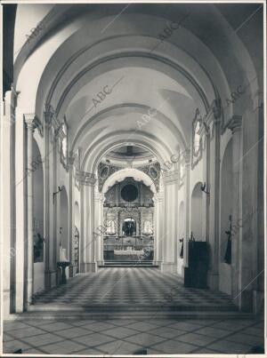 Interior de la iglesia de Espejo, Córdoba