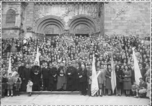 Peregrinación del colegio de los Salesianos de Vigo