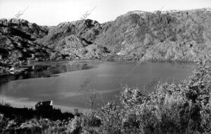 Aspecto del lago de Sanabria (Zamora)