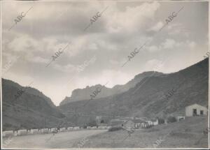 Vista del desfiladero de Despeñaperros, desde venta de Cárdenas