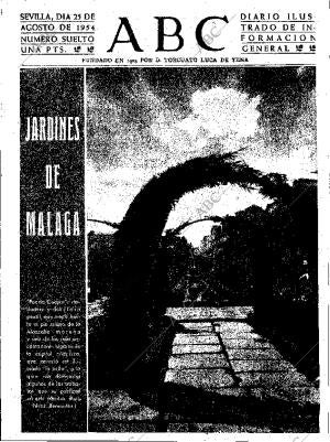 ABC SEVILLA 25-08-1954