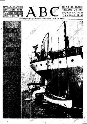ABC SEVILLA 28-06-1955