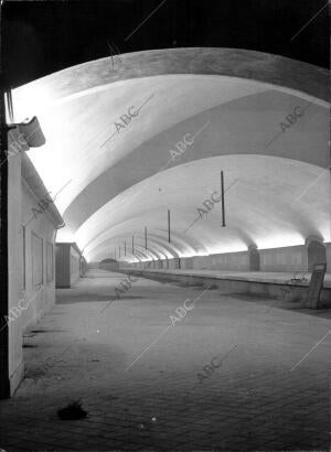 Andén de la estación de Nuevos Ministerios