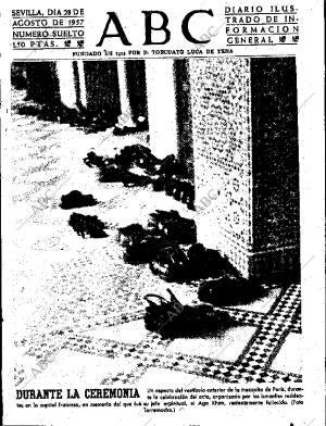 ABC SEVILLA 28-08-1957